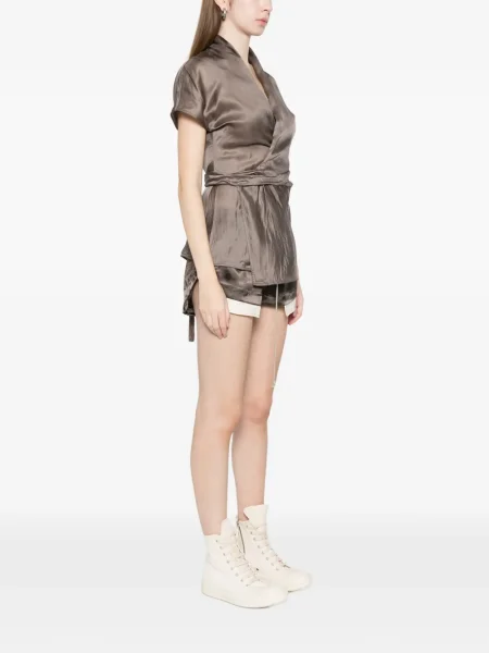 Kratak bluza Rick Owens veze smeđa