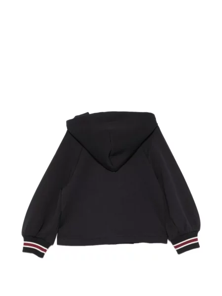 Bluza z kapturem dziecięca Emporio Armani niebieska