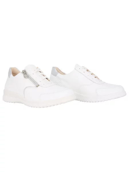 Sneakersy Ganter skórzane białe