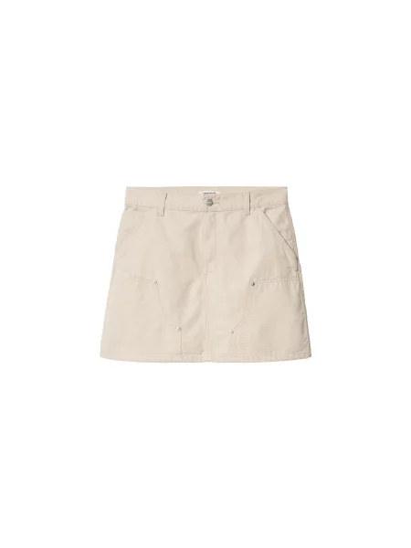 Carhartt WIP spódnica Maeve Double Knee Skirt mini prosta beżowy