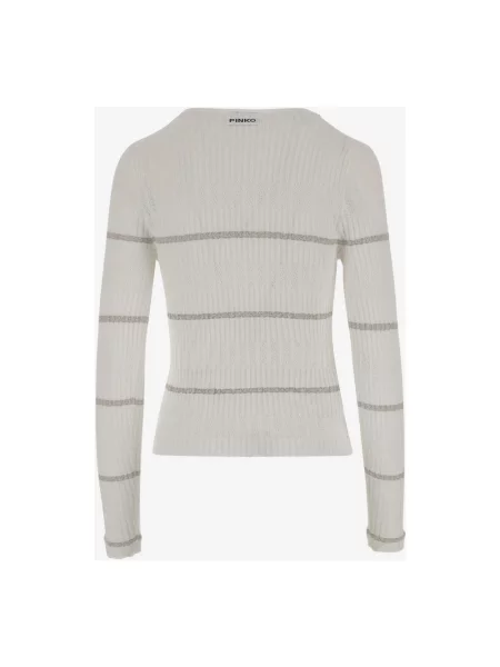 Sweter Pinko elegancki biały