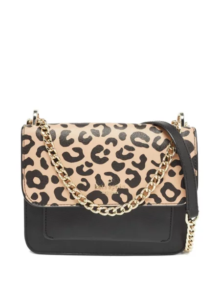 Geanta crossbody Kate Spade cu imagine cu model leopard negru