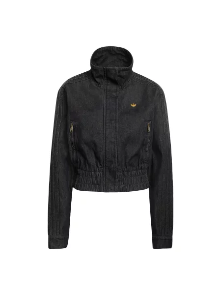 ADIDAS ORIGINALS Geacă de primăvară-toamnă Ess denim negru
