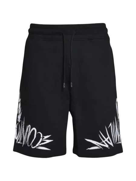 Pantaloni scurți County Of Milan cu imagine cu cordon negru