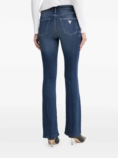 Blugi Guess cu autograf gri