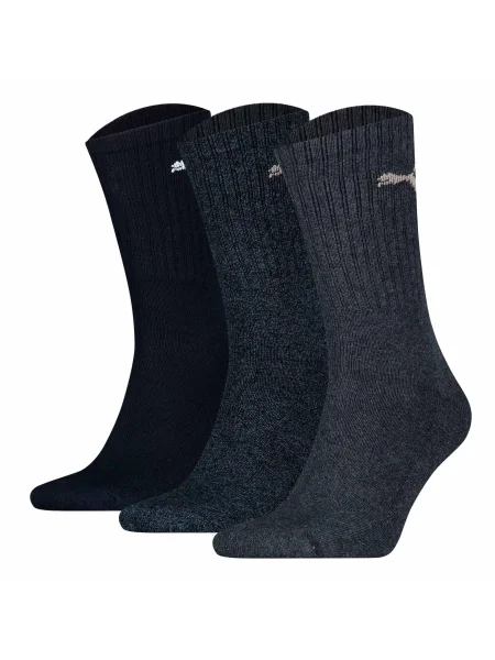 PUMA Sportske čarape mornarsko plava / noćno plava / melange siva