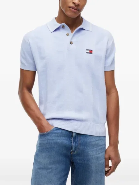 Pólóing Tommy Hilfiger autogrammal kék