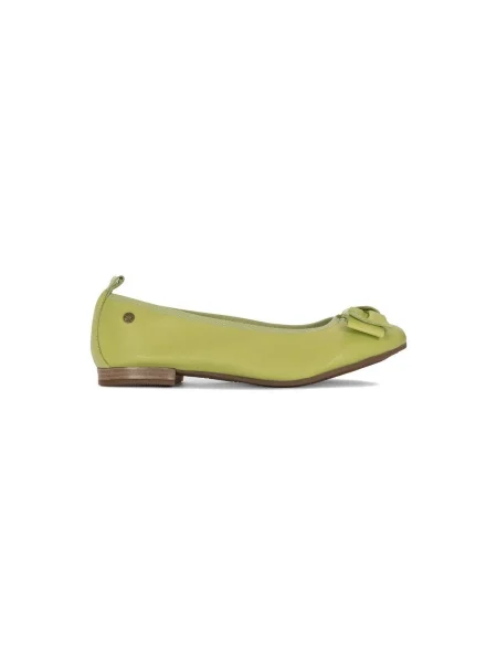 Pantofi Maciejka cu funde din piele verde