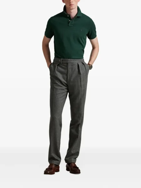 Șapcă Polo Ralph Lauren de mătase cu broderie cu dungi negru