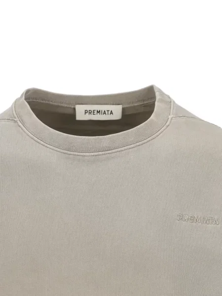 Majica s kapuljačom na patentni zatvarač Premiata siva