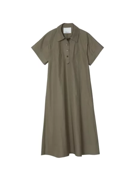 Къс миди рокля 3.1 Phillip Lim зелено