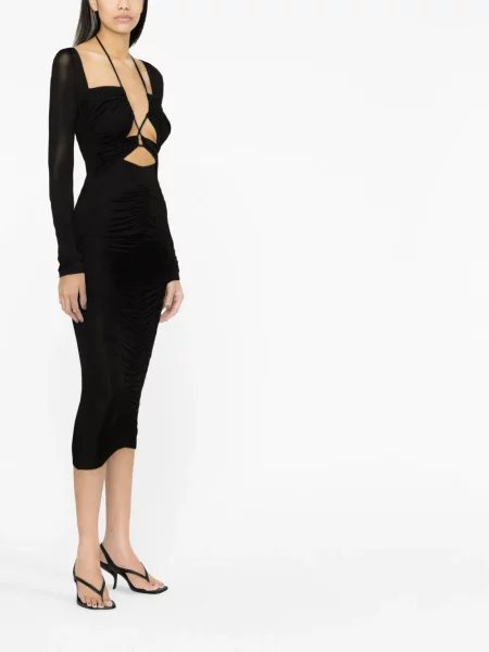 Džínsové šaty Versace Jeans Couture čierna