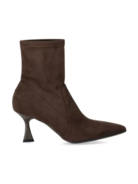 Buty do kostki Sergio Levantesi skórzane brązowe