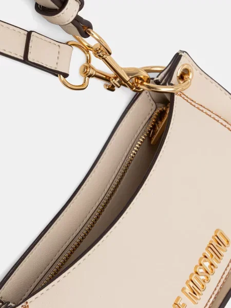Кожаная сумка Love Moschino