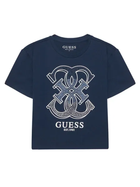 Guess Póló Sötétkék Regular Fit