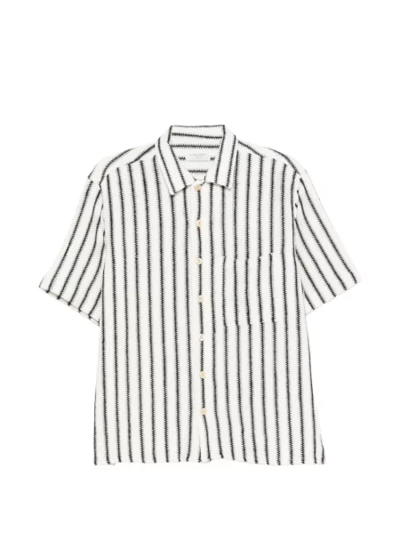 Prugasti prugasta košulja Tintoria Mattei bijela