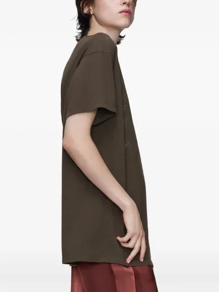 Тениска Maison Margiela кафяво