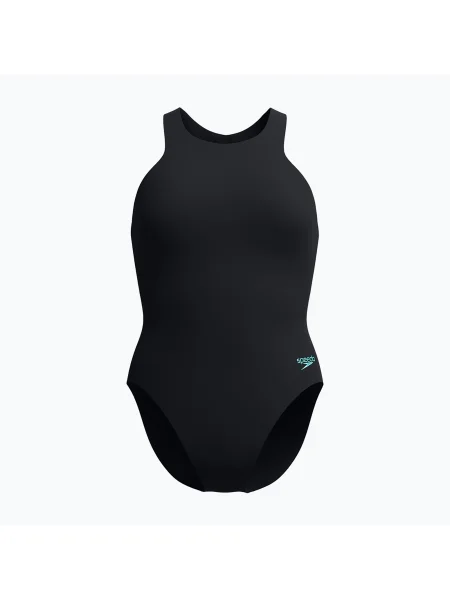 Speedo Racer Zip női egyrészes fürdőruha beépített melltartóval antracit antracit. Méret: 38 piros
