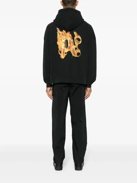 Hoodie Palm Angels με σχέδιο μαύρο