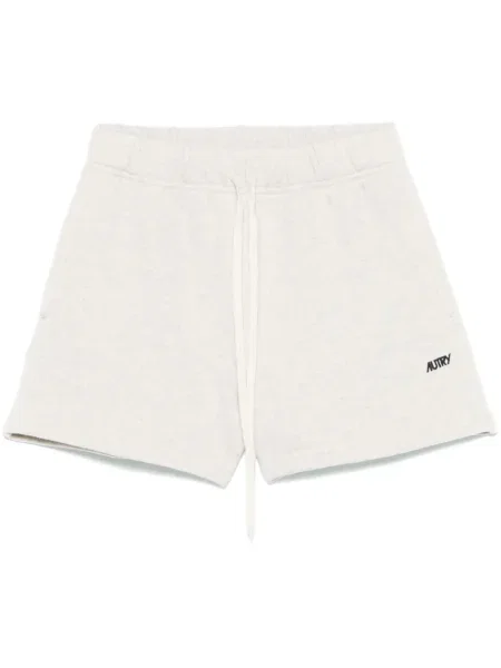Pantaloni scurți Autry cu broderie gri