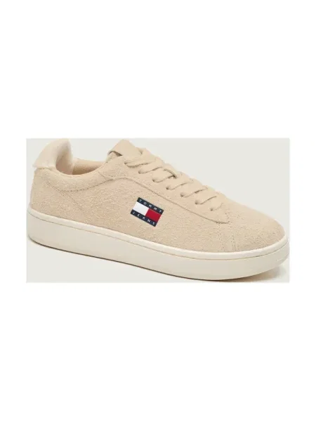 Tommy Jeans Sneakers ARCHIVE | piele întoarsă bej