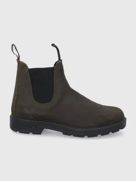 Blundstone Ghete Chelsea de piele bărbați verde