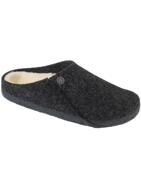 Pantofi Birkenstock din piele de oaie negru