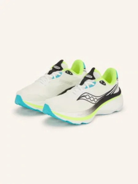 Saucony Běžecké Boty Hurricane 26 / neonově žlutá / tyrkysová bílá