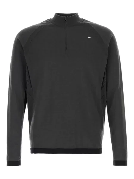 Polo Stone Island cu strasuri gri
