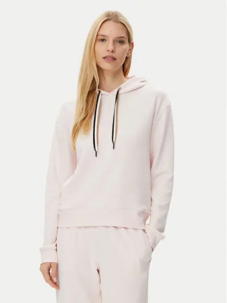 BOSS Bluza CP Stripe różowy