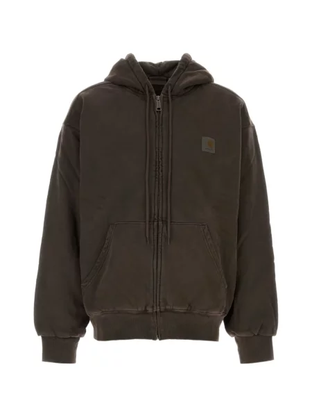 Geacă Carhartt Wip cu glugă maro