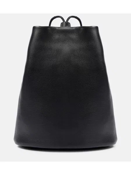 Rucsac The Row din piele negru