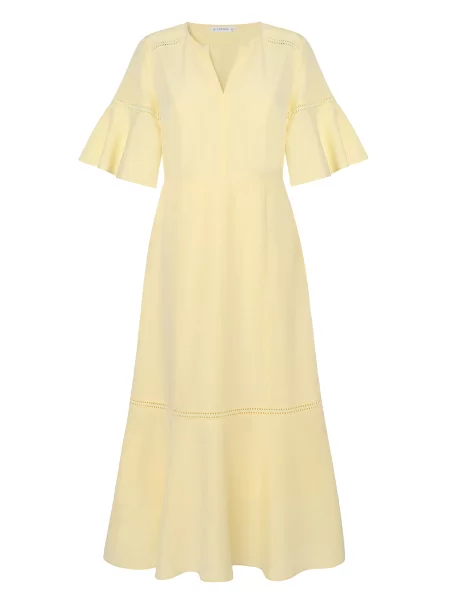TATUUM Rochie deschis galben