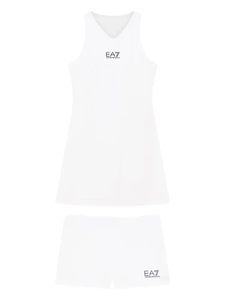 Rochie Ea7 Emporio Armani de costum tenis alb