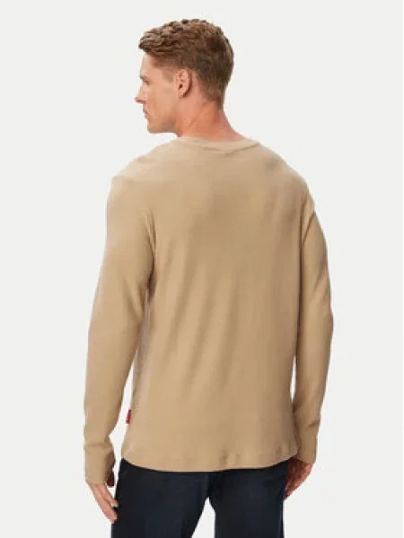 JOOP! Jeans Majica z dolgimi rokavi Jjj-Phineus Svetlo rjava