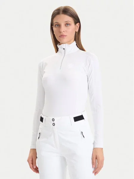 Longsleeve termoaktywny Rossignol Classique Zip white biała