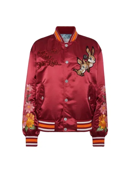 Kurtka bomber Philipp Plein czerwony