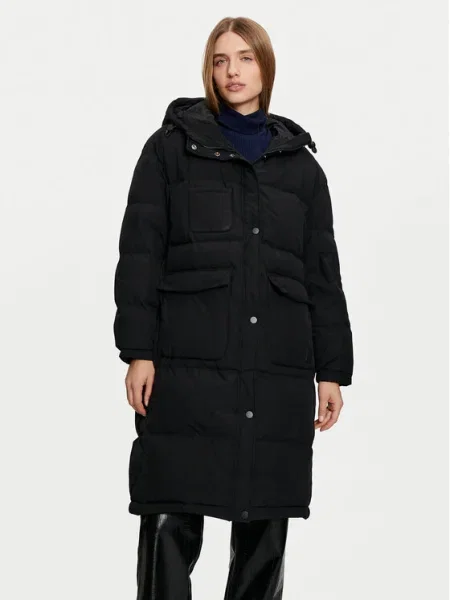 United Colors Of Benetton Palton de iarnă negru