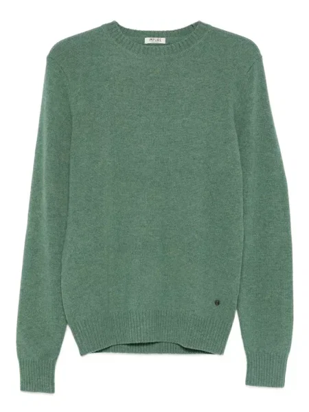 Pulover Impure cu decolteu rotund verde