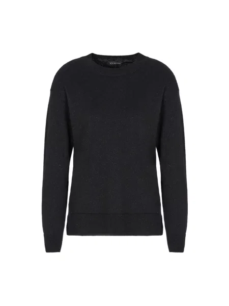 Sweter Armani Exchange wełniany czarny