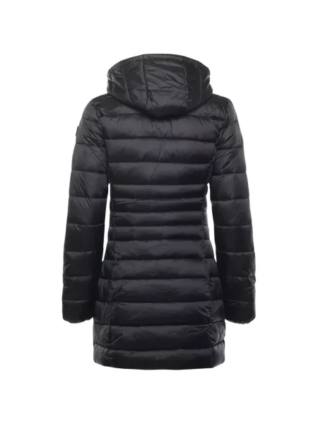Palton Save The Duck cu glugă negru
