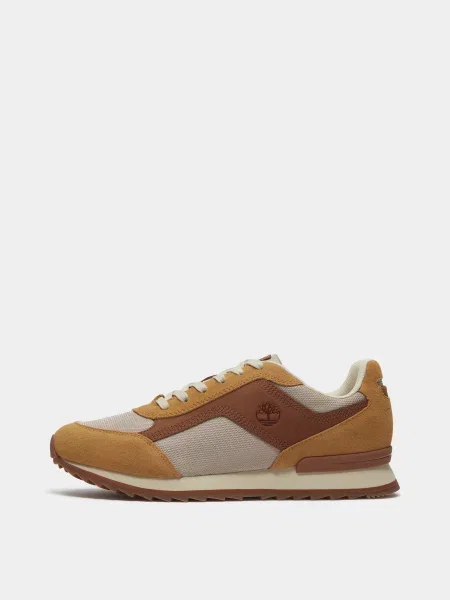 Кожаные кроссовки Timberland желтые