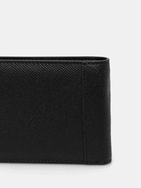 Шкіряний гаманець Karl Lagerfeld K/MONOGRAM чорний