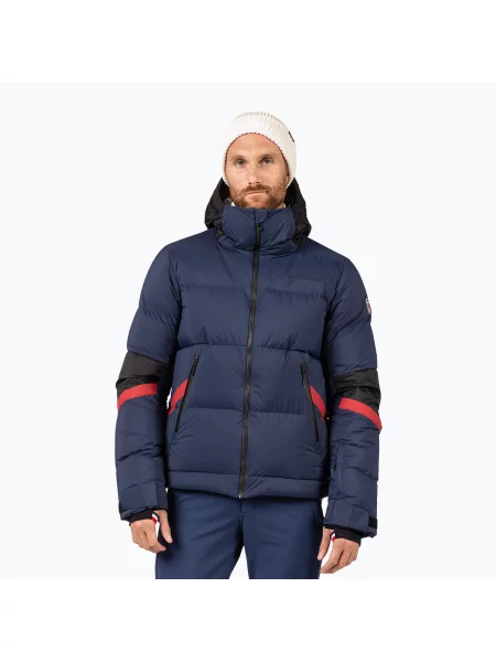 Мъжко скиорско яке Rossignol Daille Down dark navy синьо