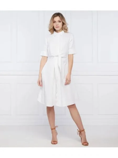 LAUREN RALPH LAUREN Len ruha WAKANA fehér