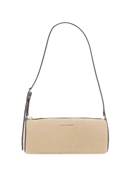 Geantă Michael Michael Kors cu autograf din satin negru
