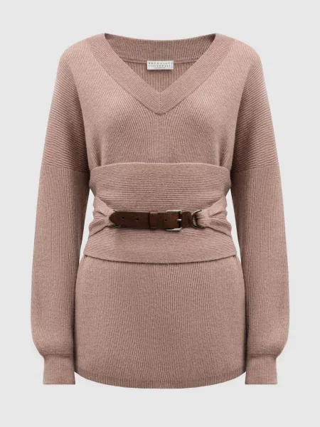 Свитер Brunello Cucinelli розовый
