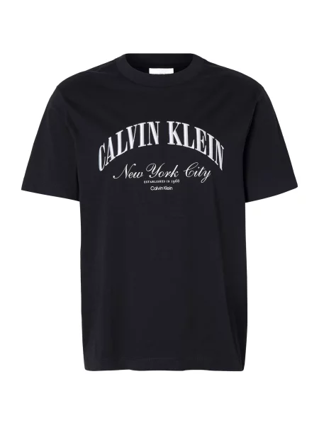 Calvin Klein Jeans Tričko černá bílá