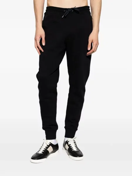 Pantaloni Ps Paul Smith cu model zebră alergare negru