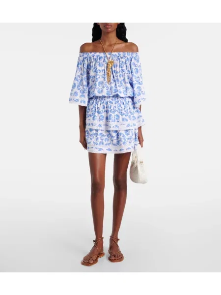 Rochie Melissa Odabash cu imagine albastru